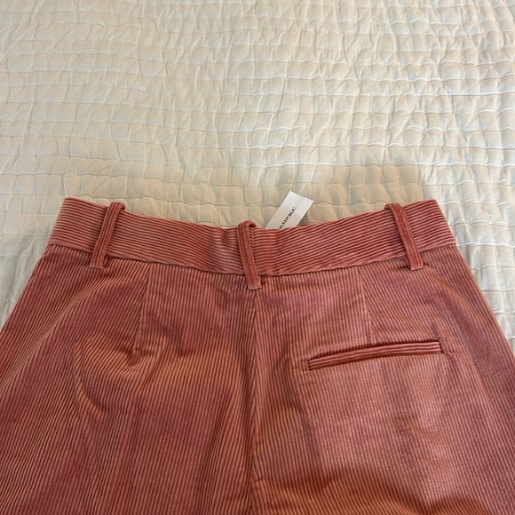 NWT Banana Republic High-Waist Pink Corduroy Trousers - Picture 4 of 4